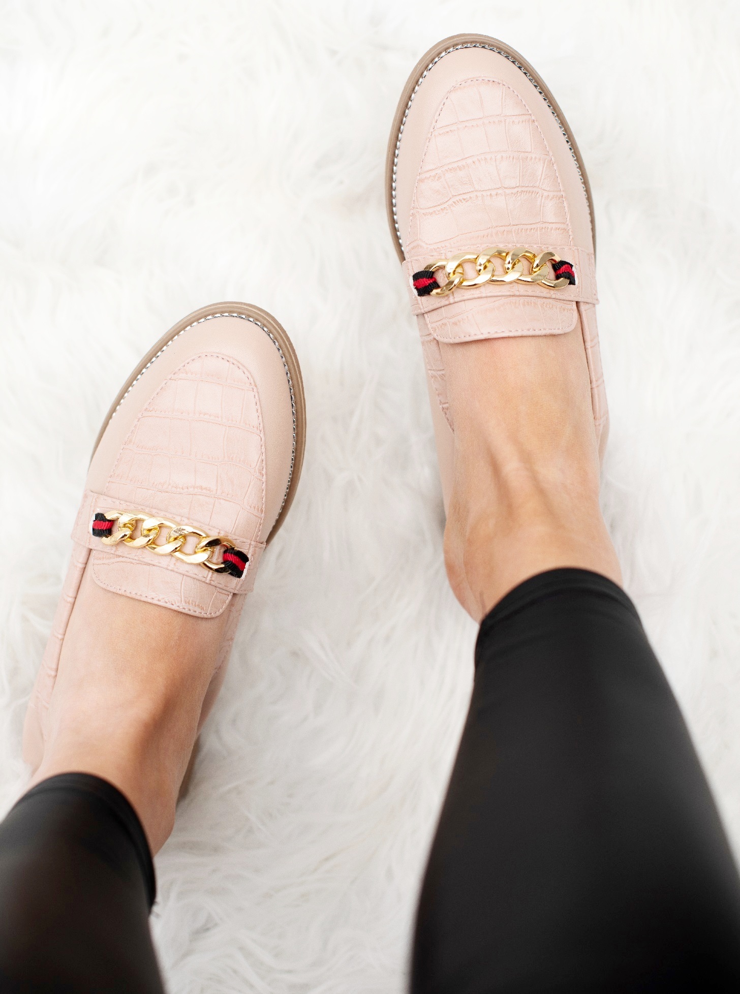 brogue ballet flats